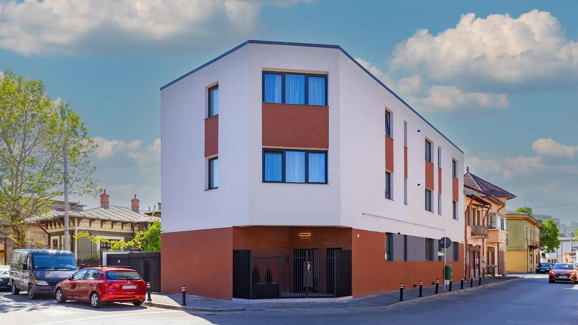 Nova New Boutique Building Apartment With Terrace And Private Parking بوخارست